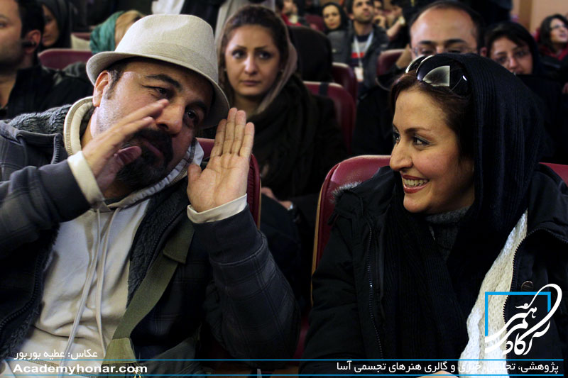 رضا عطاران و مریلا زارعی در نشست خوابم می آد